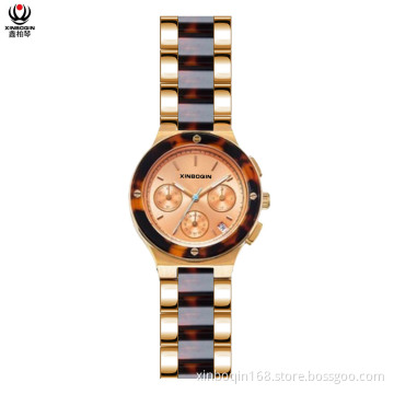 XINBOQIN Factory Women OWN Brand Quartz Acetate Watch